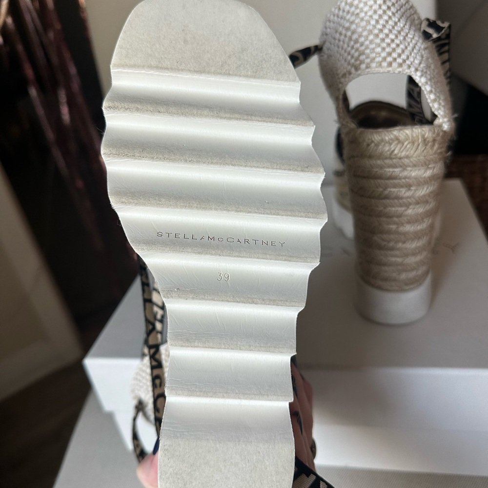 Stella McCartney Gaia Heart Crochet Espadrilles - Picture 8 of 14